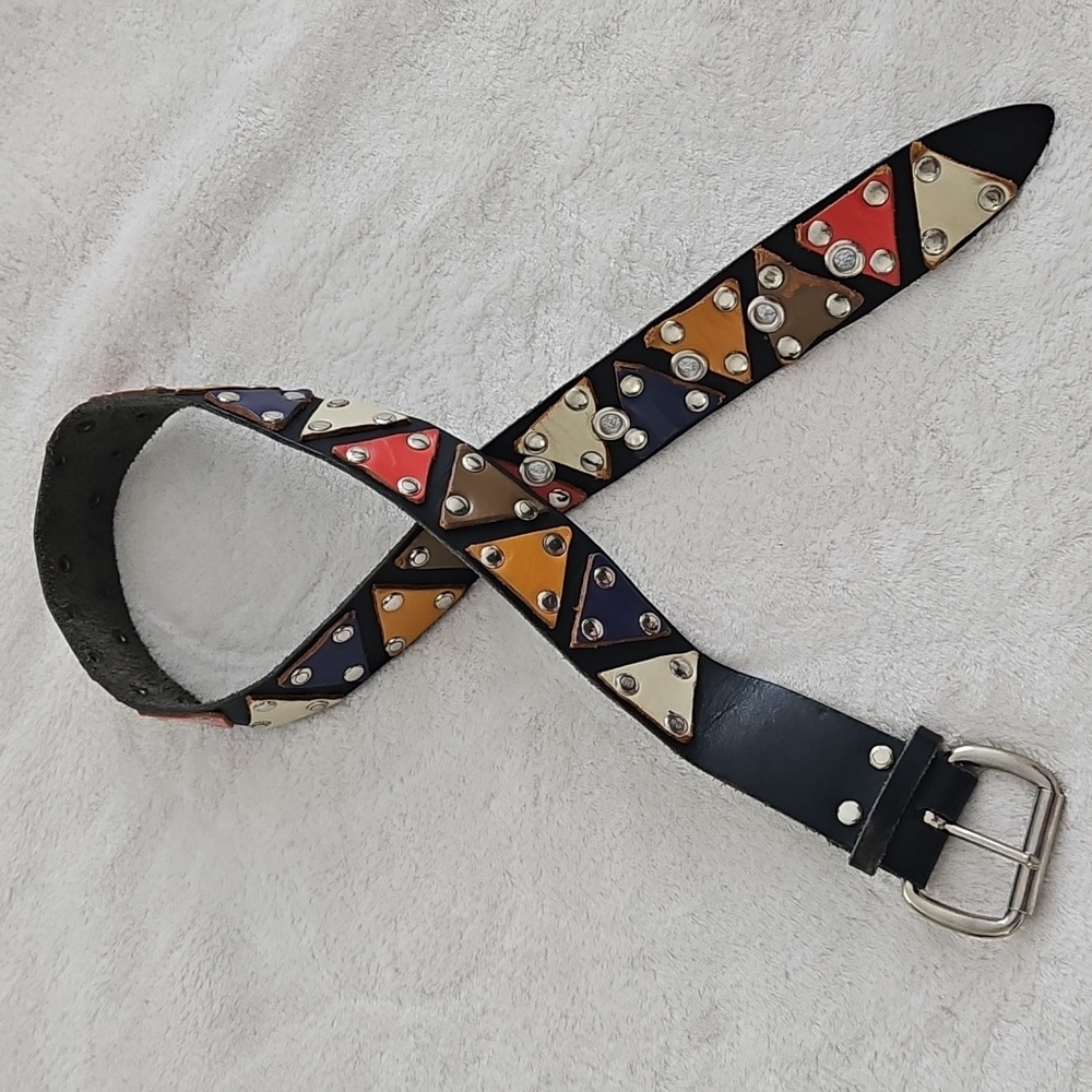 Women's leather belt - FUN colorful!